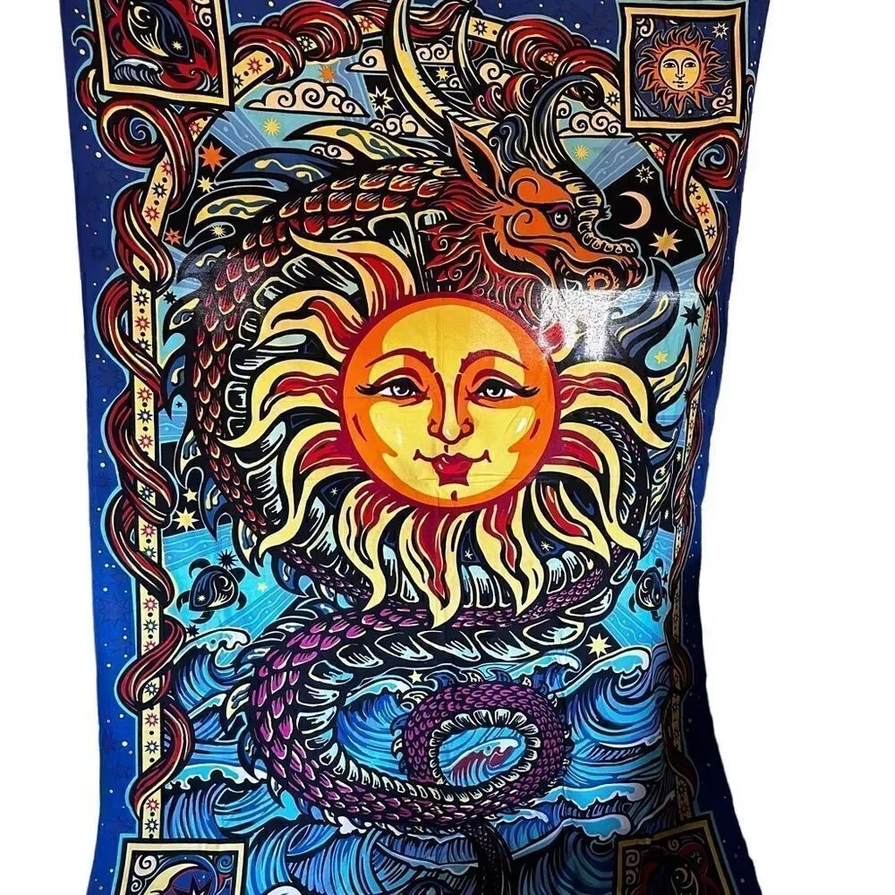 Dragon sun tapestry 60 x 90